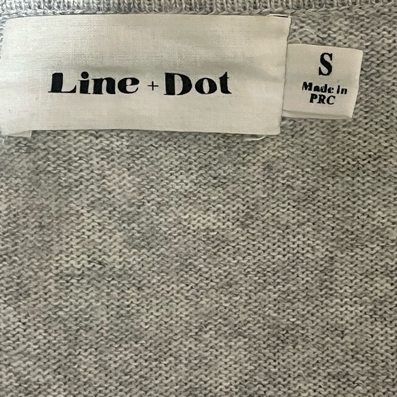 Line & Dot Wool Blend Sweater Sz Small - Picture 6 of 7